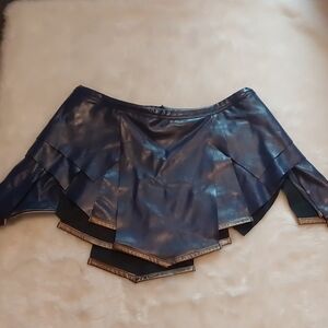Undergirl Wonder Woman Blue Layered Mini Skirt